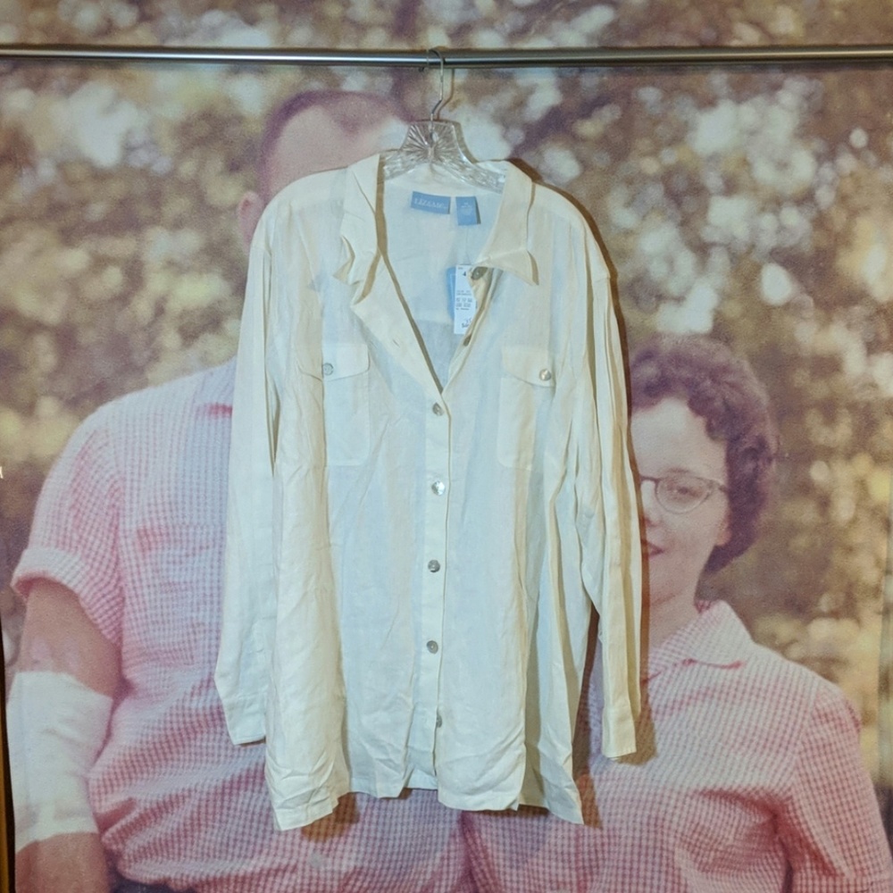 Liz & Me Long Sleeve Blouse NWT